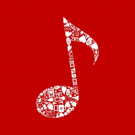 The note made of medicine  A vector illustrationのイラスト素材