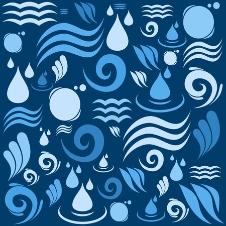 Background made of water.のイラスト素材