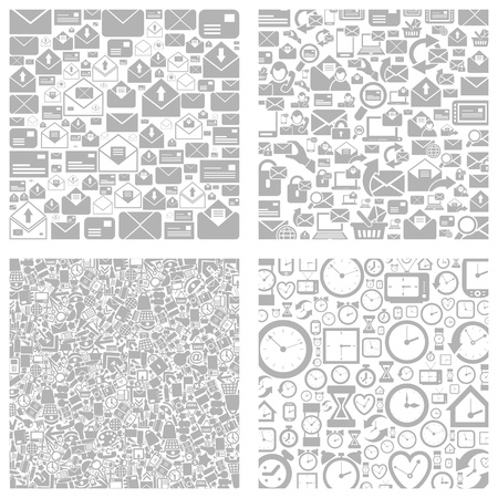 Grey background on a theme office. A vector illustrationのイラスト素材