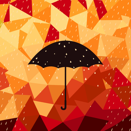 an umbrella illustrationのイラスト素材
