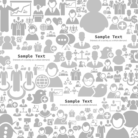 Background made of the user. A vector illustrationのイラスト素材
