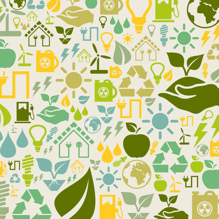 Design layout made of ecology. A illustrationのイラスト素材