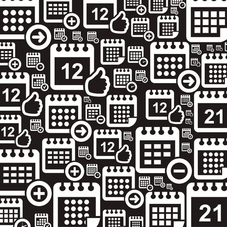 Design layout made of a calendar. A illustrationのイラスト素材