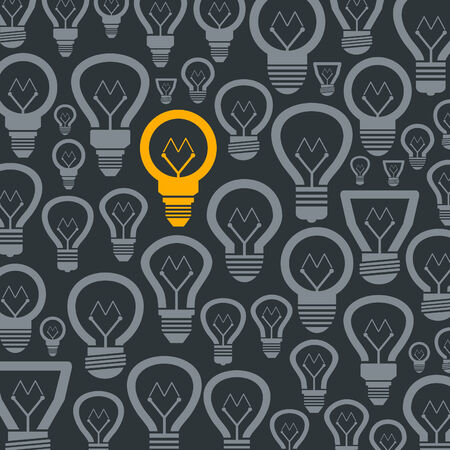 Background made of bulbs. A vector illustrationのイラスト素材