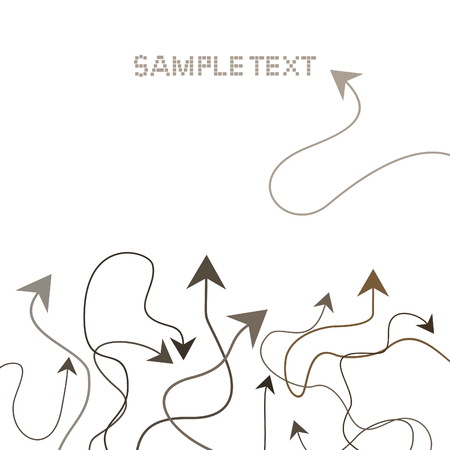 Abstract arrows the sketch for designのイラスト素材