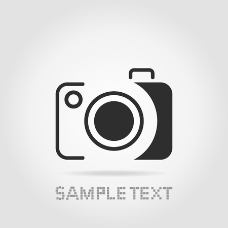 Photo the chamber for the photographer on a grey backgroundのイラスト素材