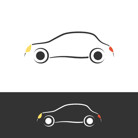 The logo of the car. Vector illustrationのイラスト素材