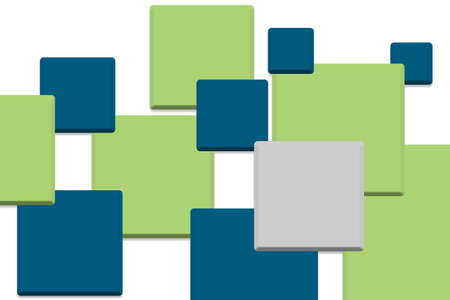 Blue-green business card, brochure cover or presentation background.