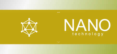 Nano tehnology, Geometric element.のイラスト素材