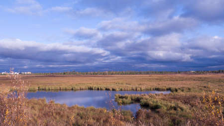 Types of small northern river, on the Yamal Peninsula.