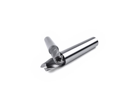 cutters for metal processing, fixtures and tools for metal processing on a white background close up