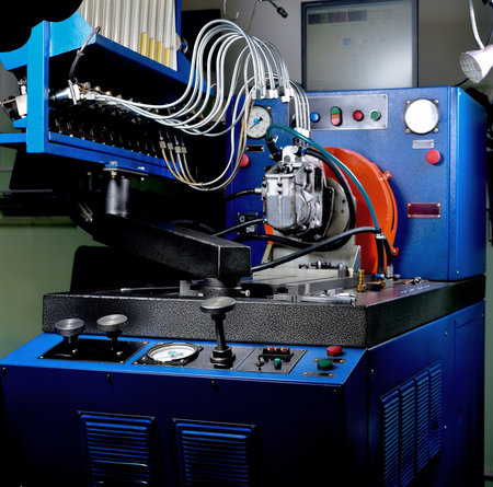 repair and maintenance of fuel pump, adjustment of fuel pump operation after repair installed on a...