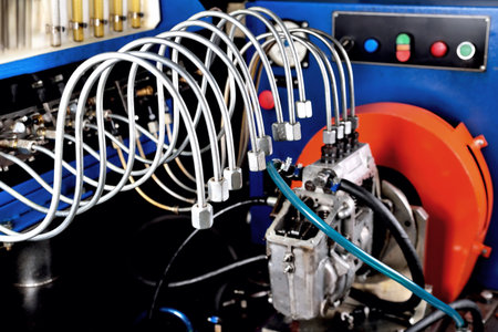 repair and maintenance of fuel pump, adjustment of fuel pump operation after repair installed on a...