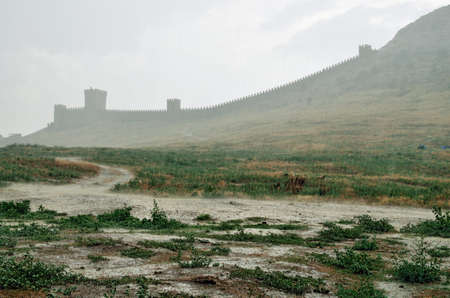 There is Torrential rainのeditorial素材