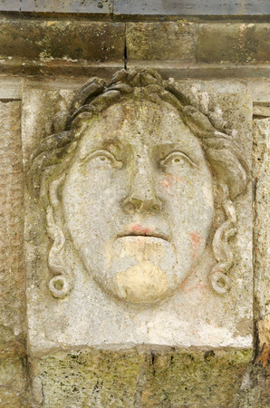 The heroes of the Greek mythology made in stone adorn the bridge.の写真素材