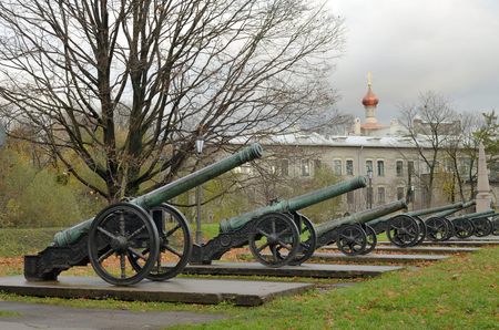 29.10.2016.Russia.Saint-Petersburg.The Museum features equipment and artillery of different times.