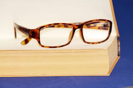 Glasses help people with poor eyesight to read the literature.
