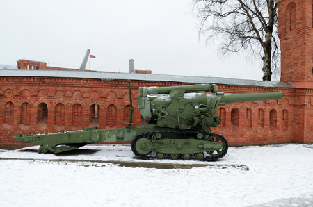 22.01.2017.Russia.Saint-Petersburg.The Museum features equipment and artillery of different times.のeditorial素材