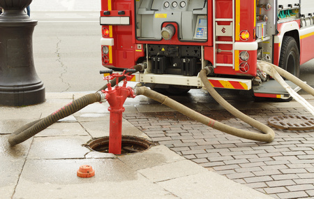 Fire hydrant - a device for taking water from a water supply system for fire fighting.
