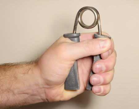 Power expander in hand.の写真素材