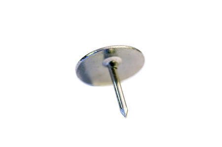 needle for fastening sheets of paper.This stationery tool is widely used.の写真素材