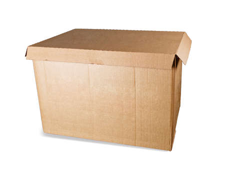 Box for documents, paper, isolated on a white background with a shadow.の写真素材