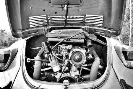 Volkswagen Beetle model 1300 - heart of the carのeditorial素材