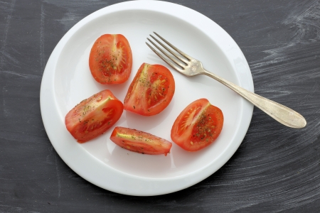 how to lose weight - tomato の写真素材