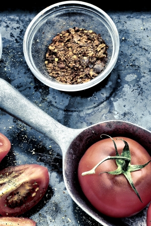 tomato vintage styleの写真素材