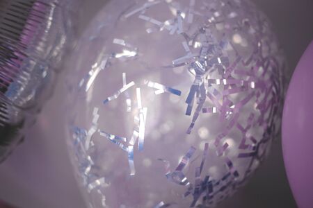 Abstract pink and white background, blur, no focus.の写真素材
