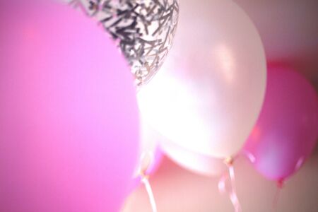 Abstract pink and white background, blur, no focus.