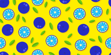 orange background. Orange tangerine grapefruit lemon lime on a yellow background. Vector abstract...