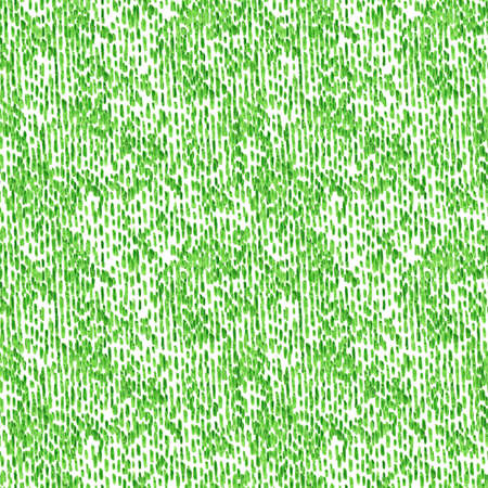 Seamless Pattern of Watercolor Green Splashesの写真素材
