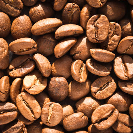 Roasted coffee beans for background or texture. Close upの写真素材