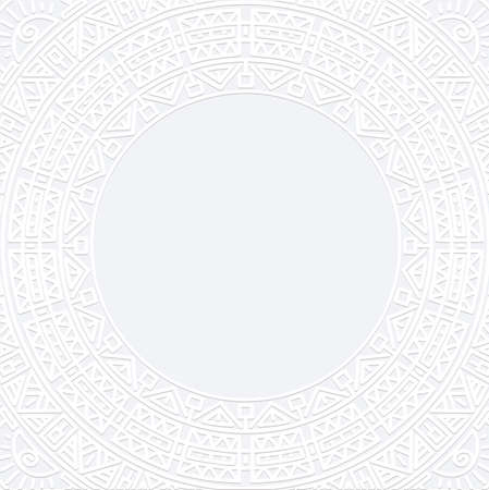 Indian pattern, ornament. Asian ornament, mandala .Vector illustrationのイラスト素材