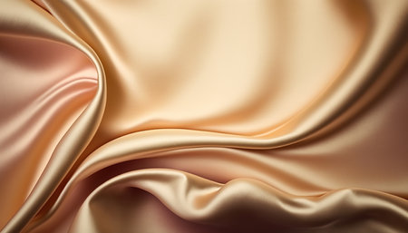 Background from silk fabric.Abstract.Generative ai.の写真素材