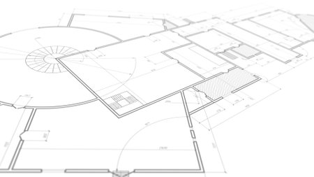 Architectural plan .House plan project .Engineering design .Industrial construction of houses ....