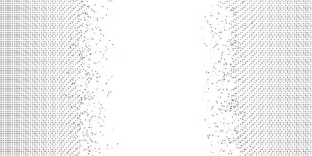 Abstract background made of particles. Pixel design.Grunge halftone gradient.Vector illustration.のイラスト素材