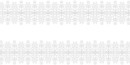 White background with pattern.Linear geometric drawing.Abstraction,Vector illustration.のイラスト素材