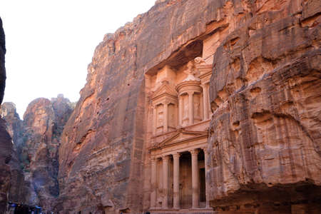 the ancient city of Petra, Jordanの写真素材