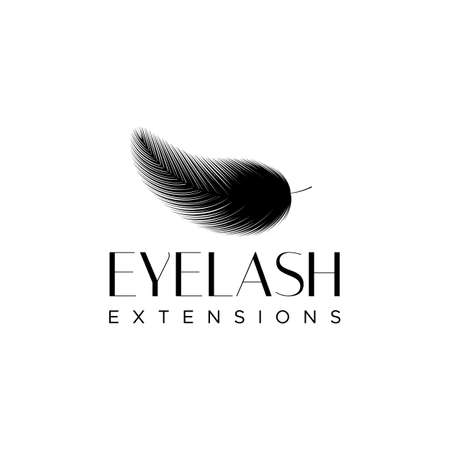 Eyelash extension icon. Vector illustration in a modern styleのイラスト素材