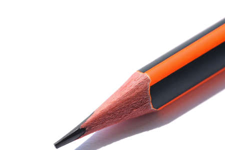 Macro detail of a pencil graphite with a neutral background.の写真素材