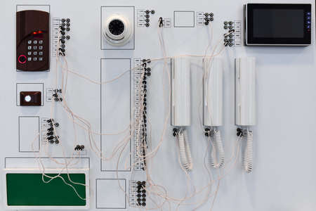 Stand for testing home access control system.
