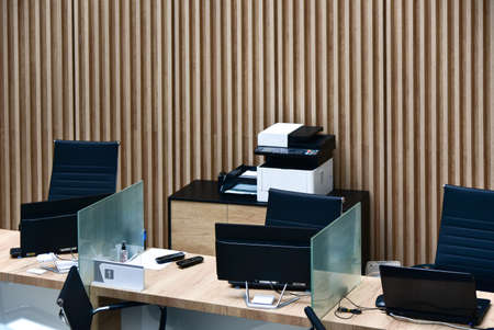 Modern office space for receiving clients.