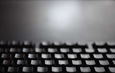 Black keyboard buttonsの写真素材