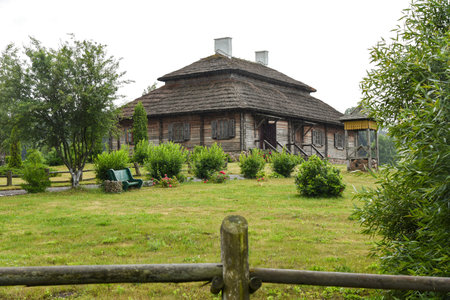 Kosovo, Belarus, 07-04-2021: House manor Tadeusz Kosciuszko in Belarus in summer.のeditorial素材