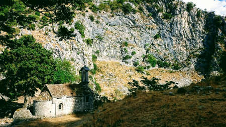 Saint John old Church in Kotor, Montenegroの写真素材