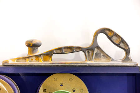 Bench tool for leveling the surface during car body repair after accidents in the workshop for the...