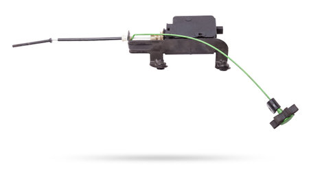 tank lock on a white isolated background. Eco-friendly modern fuels