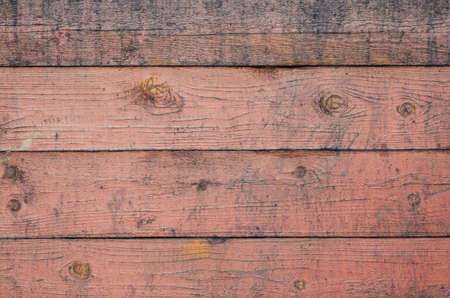 texture; old painted wooden board with cracksの写真素材